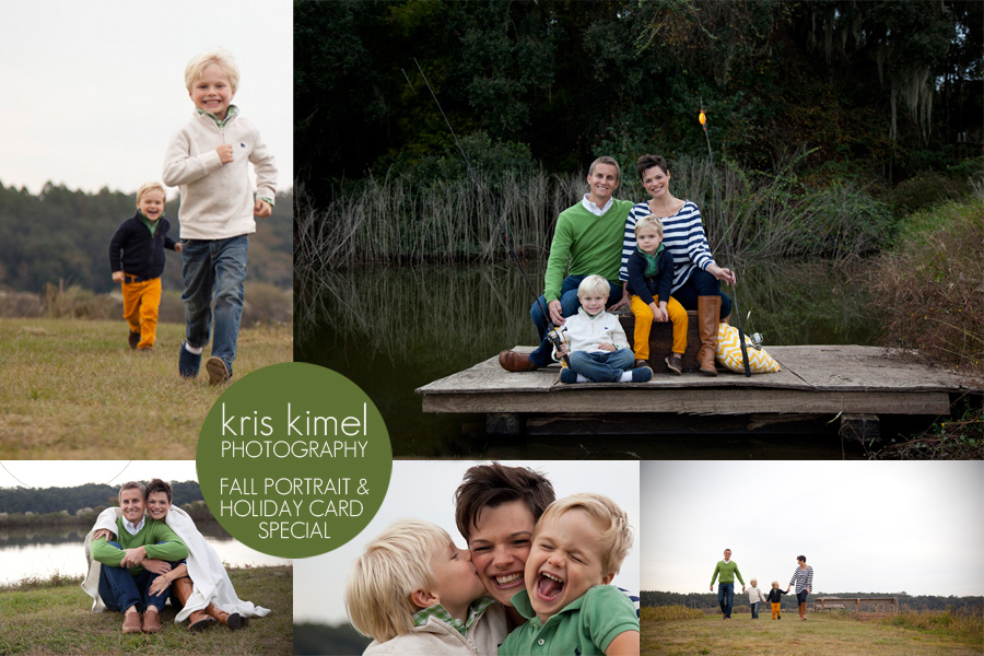 Fall portrait special Tallahassee, Kris Kimel Photography, holiday photo cards Tallahassee