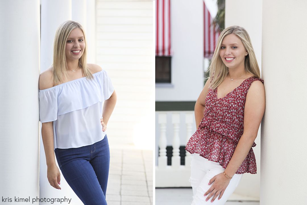 Portrait of smiling teen girl by Kris Kimel Photography