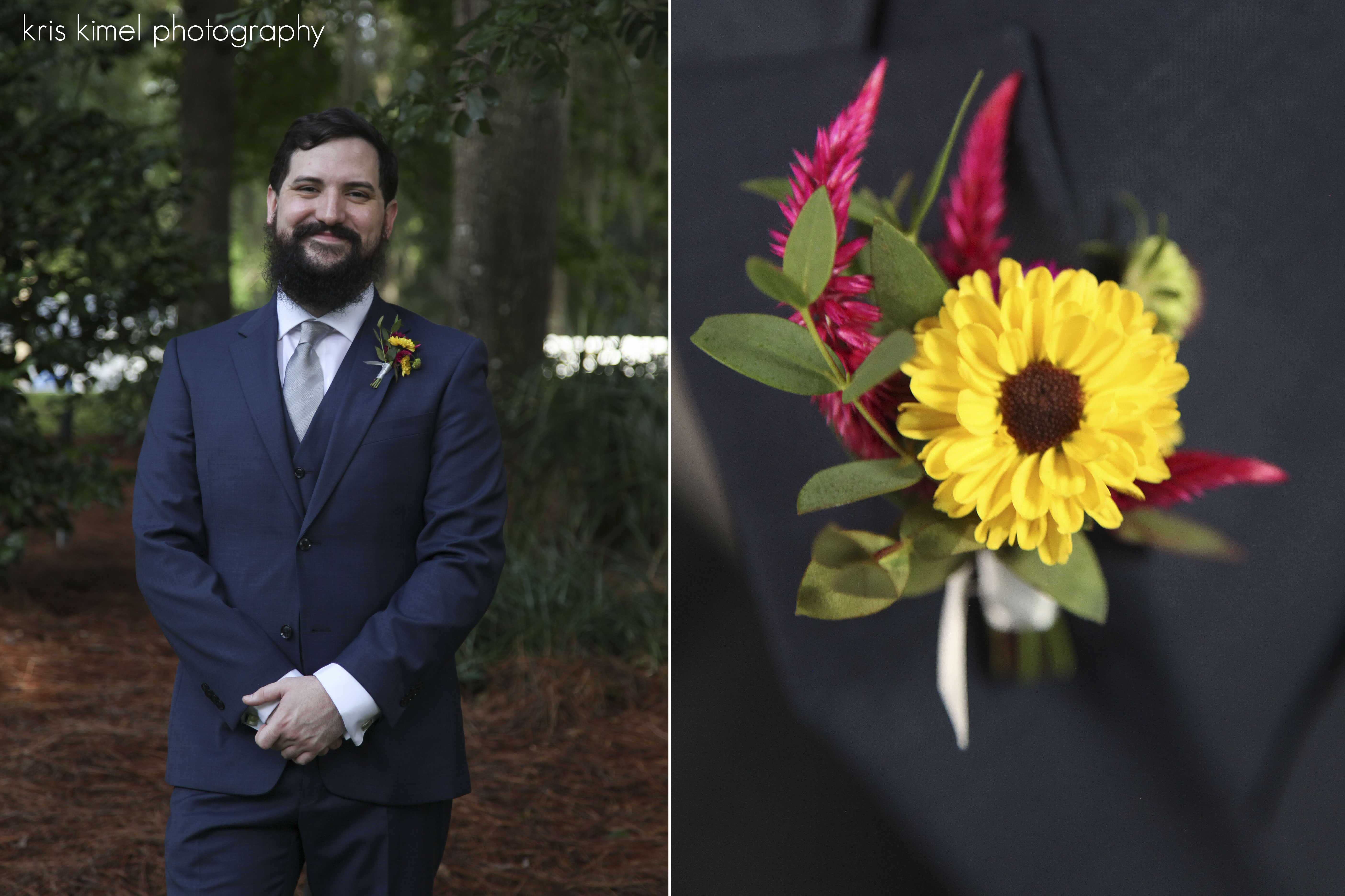 portrait of groom by Kris Kimel Photography