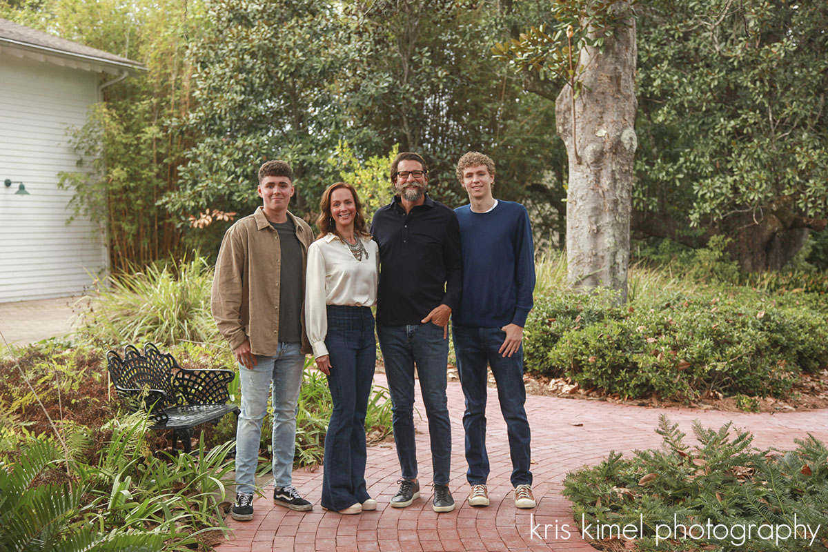 Portrait of a family at Goodwood Plantation by Kris Kimel Photography