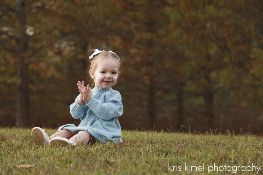 Portrait of a happy toddler at Cascades Park